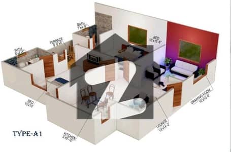 ماز گارڈن شاہ فیصل ٹاؤن,کراچی میں 2 کمروں کا 4 مرلہ فلیٹ 1.25 کروڑ میں برائے فروخت۔