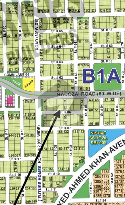 Top Location Plot For Sale In Sector B1 Possession & South Facing Ideal For Construction