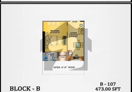 اَپر غزری غِزری,کراچی میں 1 کمرے کا 2 مرلہ فلیٹ 30.0 لاکھ میں برائے فروخت۔