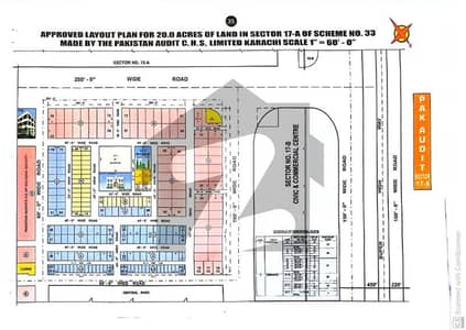 پاکستان آڈٹ ڈپارٹمنٹ سوسائٹی سکیم 33 - سیکٹر 17-اے,سکیم 33,کراچی میں 16 مرلہ رہائشی پلاٹ 2.85 کروڑ میں برائے فروخت۔