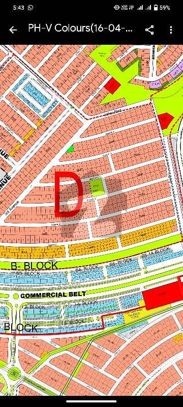 ڈی ایچ اے فیز 5 - سیکٹر ڈی ڈی ایچ اے ڈیفینس فیز 5,ڈی ایچ اے ڈیفینس,اسلام آباد میں 1 کنال رہائشی پلاٹ 2.9 کروڑ میں برائے فروخت۔