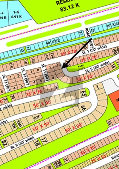 10 Marla Plot With Extra Land In Sector F