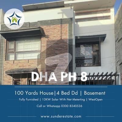 ڈی ایچ اے فیز 8 ڈی ایچ اے ڈیفینس,کراچی میں 4 کمروں کا 4 مرلہ مکان 7.0 کروڑ میں برائے فروخت۔