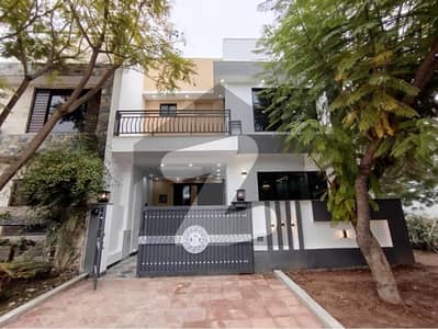 Bahria Enclave Sector B 5 Marla Semi Corner Front Open Brand New Luxury House For Sale A plus Construction