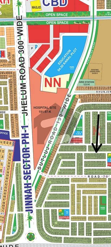 10 Marla Plot On Ground Near 10feet Or 300Feet Road Plot For Sale All Dues Clear Possession Soon