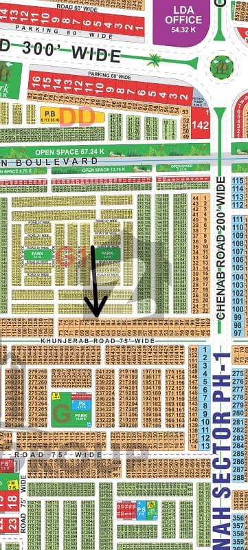 ایل ڈی اے سٹی فیز 1 - بلاک جی1 ایل ڈی اے سٹی فیز 1 - جناح سیکٹر,ایل ڈی اے سٹی فیز 1,ایل ڈی اے سٹی,ایل ڈی اے روڈ,لاہور میں 1 کنال رہائشی پلاٹ 78.0 لاکھ میں برائے فروخت۔
