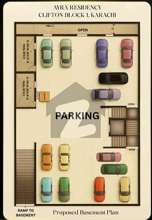 کلفٹن ۔ بلاک 1 کلفٹن,کراچی میں 4 کمروں کا 12 مرلہ فلیٹ 7.14 کروڑ میں برائے فروخت۔