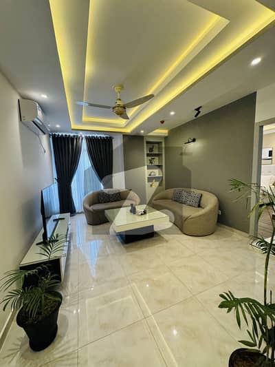 Two bedroom furnished apartment available for rent in Bahria town phase 4 paradise commercial