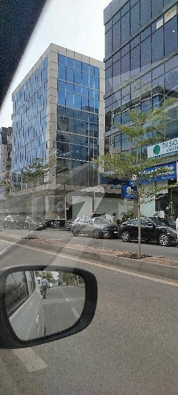 Bukhari commercial office for Rent Best location main khayaban-e-Muslim facing corner building