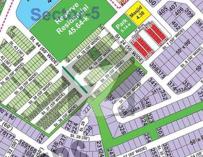 بحریہ گرینز۔ اوورسیز انکلیو - سیکٹر 5 بحریہ گرینز۔ اوورسیز انکلیو,بحریہ ٹاؤن فیز 8,بحریہ ٹاؤن راولپنڈی,راولپنڈی میں 13 مرلہ رہائشی پلاٹ 2.25 کروڑ میں برائے فروخت۔