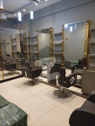 Furnished Men's Parlour Space Available On Rent At Main Bahadurabad Building.