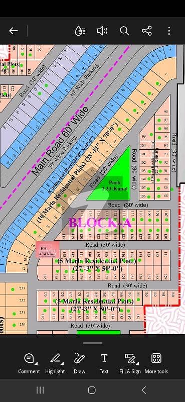 5 Marla Residential Plot For Sale