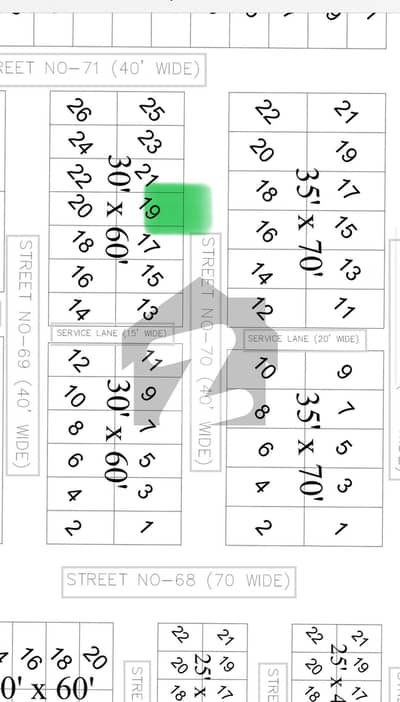 جی ۔ 14/2 جی ۔ 14,اسلام آباد میں 7 مرلہ رہائشی پلاٹ 2.95 کروڑ میں برائے فروخت۔