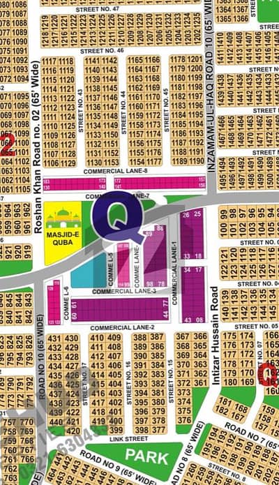 Prime 20 Marla Corner Plot with Extra Land for Sale in DHA Multan Sector Q!