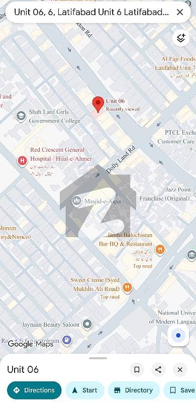 لطیف آباد یونٹ 6 لطیف آباد,حیدر آباد میں 12 مرلہ رہائشی پلاٹ 11.0 کروڑ میں برائے فروخت۔