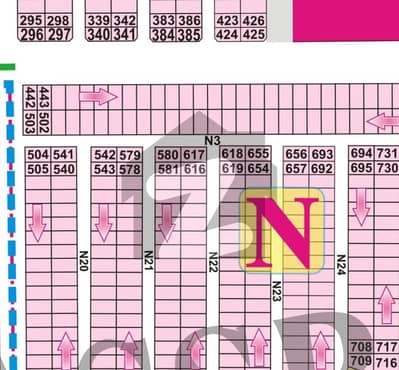 ڈی ایچ اے فیز 6 - بلاک این فیز 6,ڈیفنس (ڈی ایچ اے),لاہور میں 1 کنال رہائشی پلاٹ 3.55 کروڑ میں برائے فروخت۔