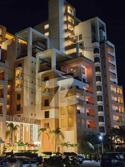 میٹروپولِز ریزیڈینسی جناح ایونیو,کراچی میں 3 کمروں کا 9 مرلہ فلیٹ 3.0 کروڑ میں برائے فروخت۔