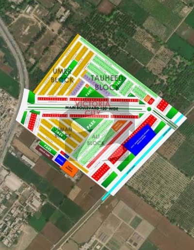 5 marla plot for sale in victoria city