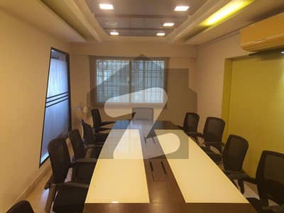 PHASE 6 VIP LAVISH FURNISHED OFFICE FOR RENT WITH LIFT WITH 1 EXECUTIVE CHAMBER MEETING ROOM