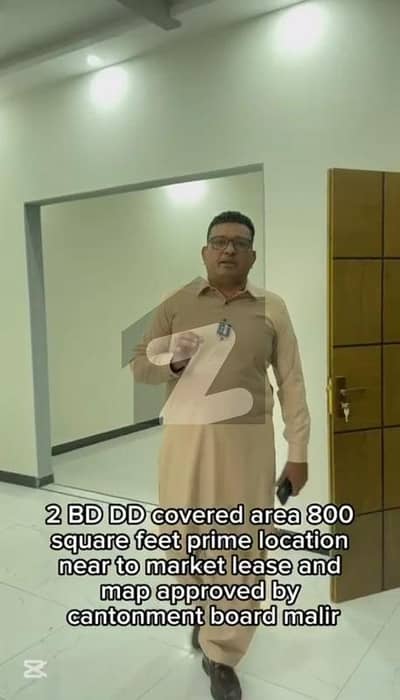 2BED DD FOR SALE WITH ROOF 4TH FLOOR SWEET WATER ELECTRICITY NO LOADSHEDDING BOUNDARYWALL COMPLETLY SECURE SOCIETY