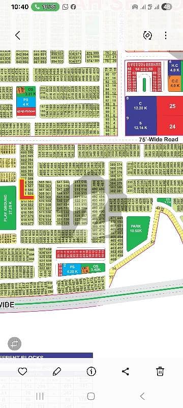 lda city Lahore L Block 10-Marla possession Plot Available For Sale Ready to construction Near 300ft Road