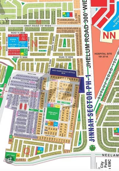 Lda City Lahore Q Block 10-Marla Plot Available For Sale 300ft Wide Road