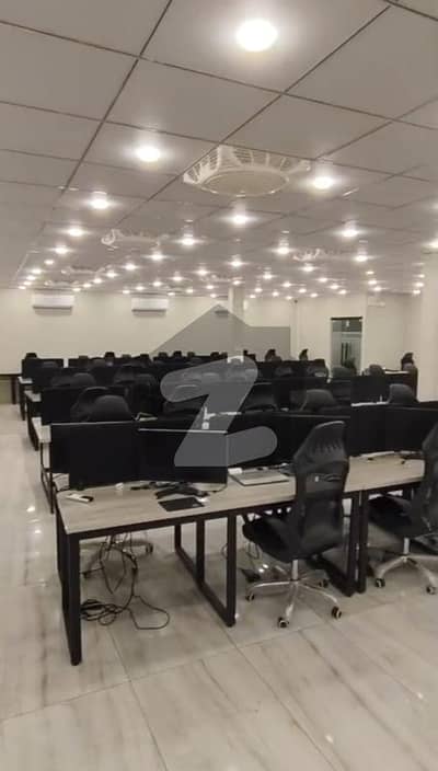 Furnished Office for Rent in Gulberg for (Call center + Software house + Marketing Office & Other Setup as You Want)