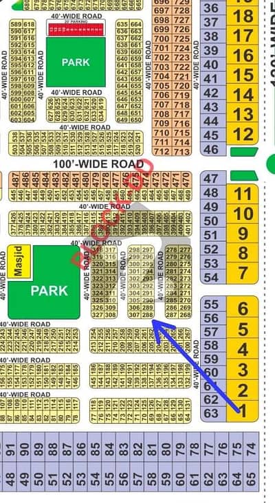 8.60 Marla corner Plot Available For Sale At Prime location In Phase 1 Citi Housing Gujranwala