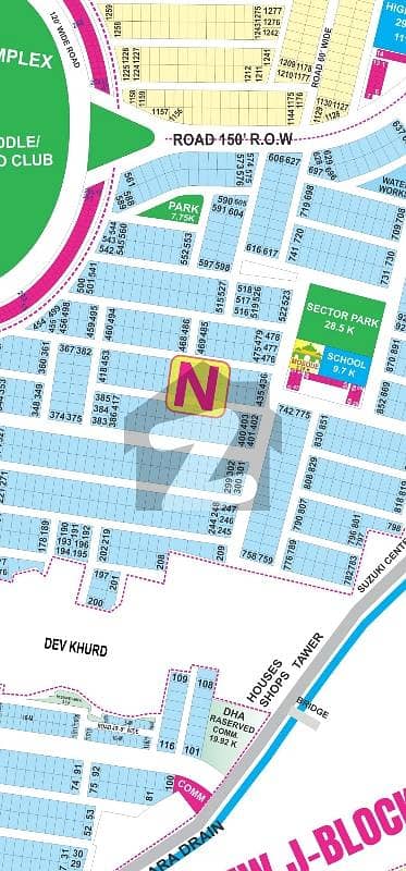 ڈی ایچ اے فیز9 پریزم - بلاک این ڈی ایچ اے فیز9 پریزم,ڈی ایچ اے ڈیفینس,لاہور میں 1 کنال رہائشی پلاٹ 2.25 کروڑ میں برائے فروخت۔