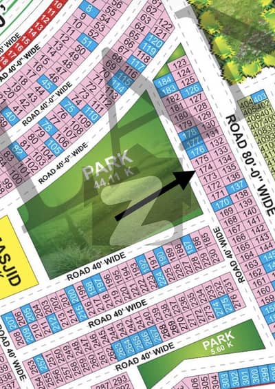 8-Marla Park Facing J Block