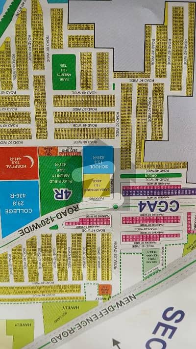 DHA Rahbar 4R 846 Next To Corner Plot For Sale. Very Close To Main Defence Road, Mosque, School, Park