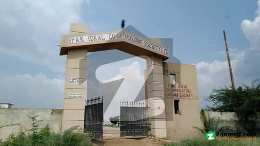 Residential 200 Sq Yds Plot Is Up For Sale In Pak Ideal Cooperative Housing Society