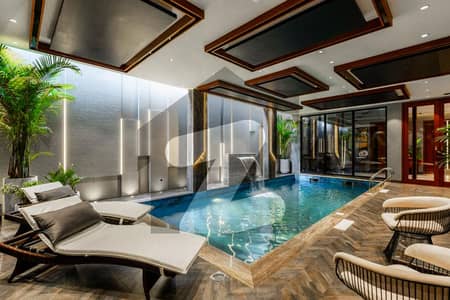 1 Kanal Top Quality Build Luxurious Beautiful Ultra Modern Design Villa Full Furnished With Basement For Sale In DHA Lahore Phase 6 Prime Location