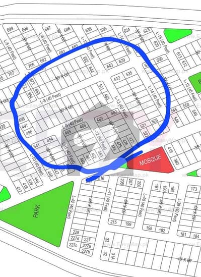 Gulberg L Block 7 Marla Plot For Sale