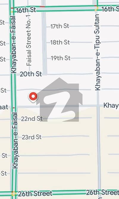 1000 Sq Yd Plot (West Open) on Khayaban e Shujaat