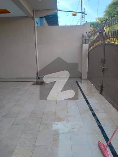 House having 3 bedrooms with attached bathrooms, drawing, dining, kitchen on ground floor  2 bedrooms with attached bathrooms on first floor