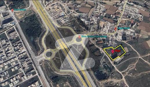 12 Kanal Commercial Plot for Sale, 280 Feet Front on Islamabad Express Way