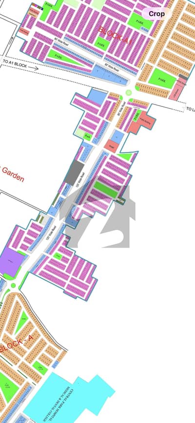 8 Marla Commercial plot For Sale in Central Park Housing Scheme
