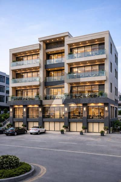 1 Kanal Brand New Luxury Commercial Plaza with Lift for Rent 13,400 covered area| Near G1 Market & Dr Hospital