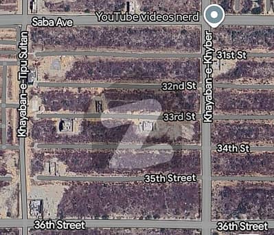 1000 Yds Residential Plot On 34 Street, Phase 8, DHA