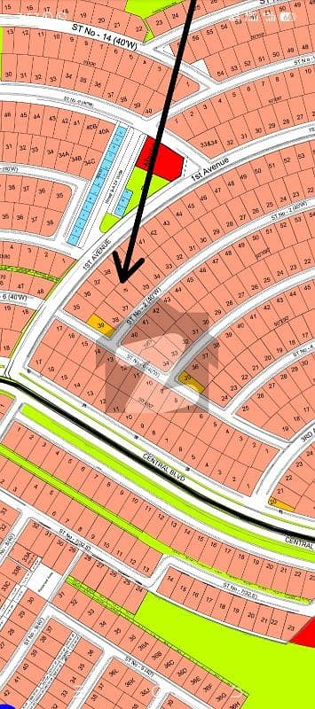 1 Kanal Developed Possessional South Face Plot Available For Sale