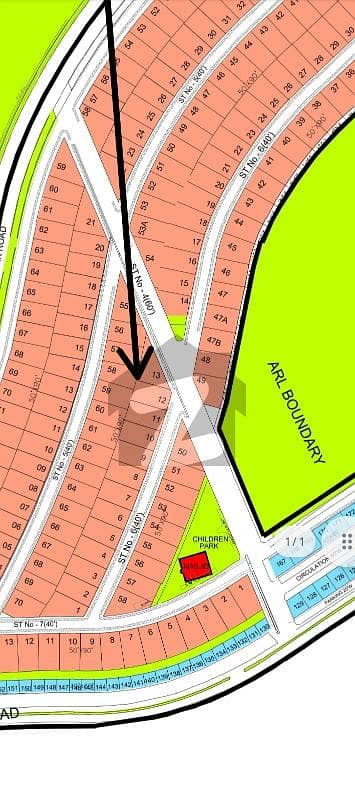 1 Kanal Developed Possesionable Front Open Plot Available For Sale. . .