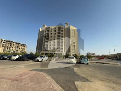 1400 Sq Ft 2BHK Outer West Open, Jinnah Facing Apartment Paragon Apartments, Bahria Town Karachi Prime Location with All Amenities Nearby.
