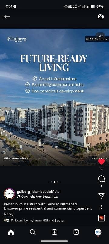 گلبرگ ریزیڈںسیا - بلاک اےاے1 گلبرگ ریزیڈنشیا,گلبرگ,اسلام آباد میں 5 مرلہ رہائشی پلاٹ 18.5 لاکھ میں برائے فروخت۔