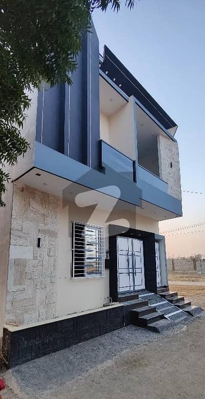 BRAND NEW LUXURY GROUND PLUS ONE HOUSE FOR SALE IN SAADI GARDEN SCHEME 33