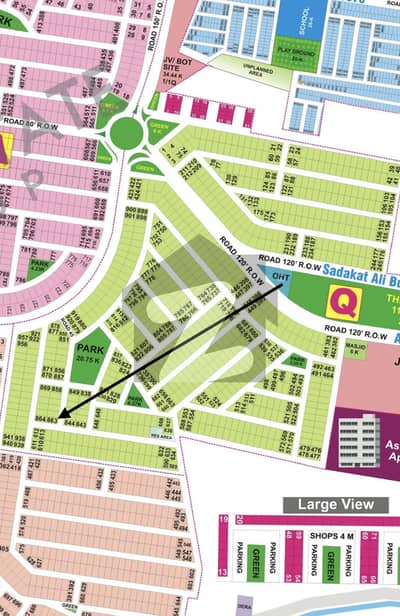 Super Hot Location Plot In Dha 9 Prism Q Block