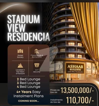 نیا ناظم آباد ۔ بلاک اے نیا ناظم آباد,کراچی میں 2 کمروں کا 4 مرلہ فلیٹ 1.35 کروڑ میں برائے فروخت۔