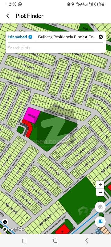 7marla polt for sale Gulberg Residendia A executive block