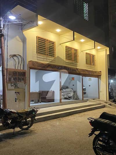 Shops plus mazenine for sale by birth commercial plot, north karachi secor 11-i