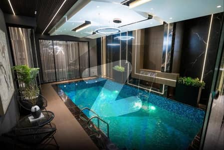 22 Marla Top Quality Build Luxurious Beautiful Modern Design Villa Full Basement, Facing Park, Corner For Sale In DHA Lahore Phase 5 Prime Location Block B